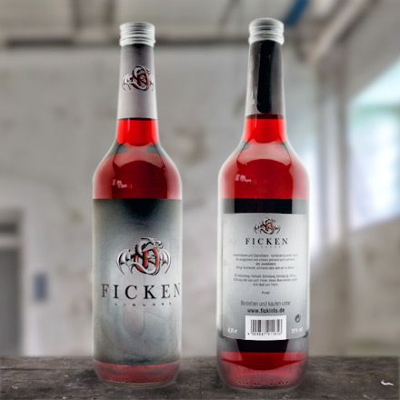 Die erste FICKEN Flasche